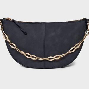 Universal Thread Black and Gold Shoulder Bag